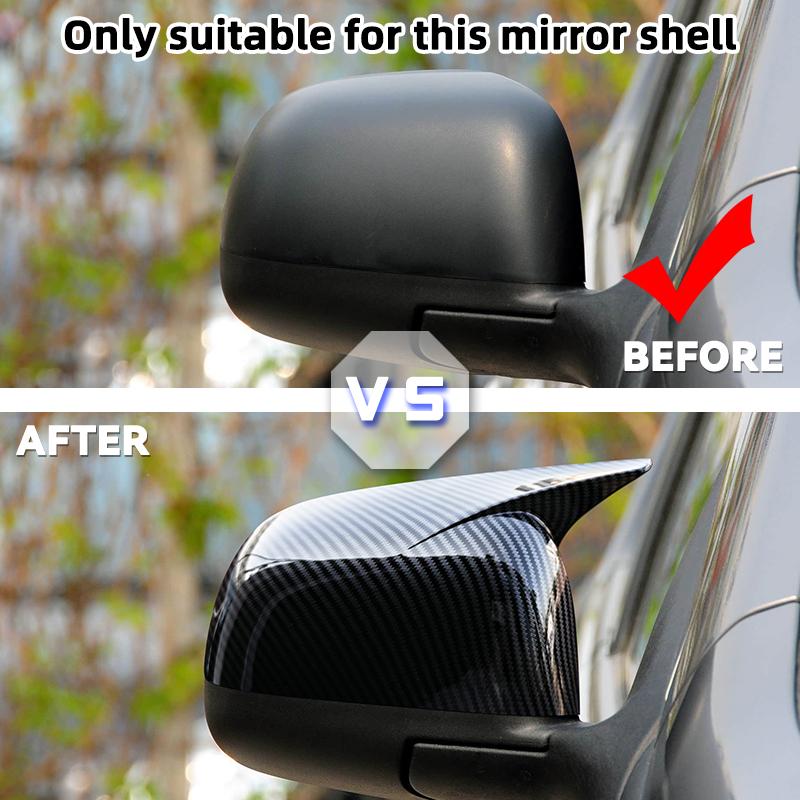 2pcs Rearview Mirror Caps Cover Glossy Black Sticking For Nissan Sunny 2010 2011 2012 2013 2014 2015 2016
