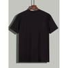 European sizes Boys & Girls Sea Animals Print Black T-Shirt - Short Sleeve Crew Neck Casual Knit Top with Marine Life Patterns