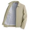 Popular Men's Spring Lapel Jacket for Middle-Aged & Elderly - Casual Dad's Coat for Civil Servants