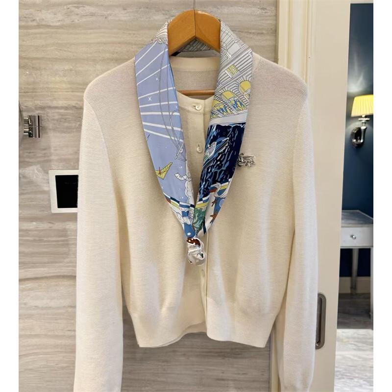 NINA SOLOR Fubao Cruise Silk Scarf