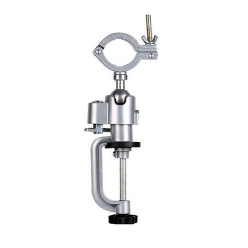 Multifunctional 360° Aluminum Alloy Bench Vise & Electric Drill/Grinder Bracket