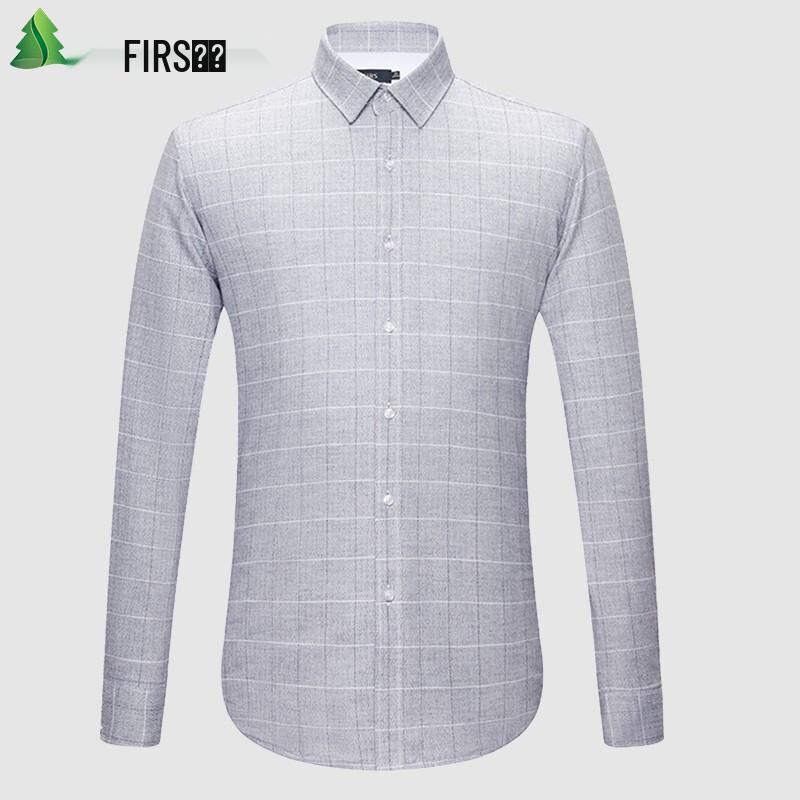 SHANSHAN Men s Fleece Lined Slim Fit Shirt 43