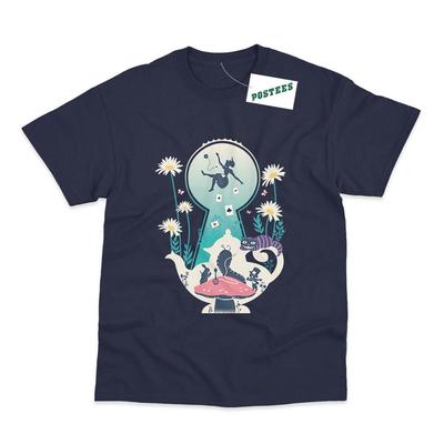 T-shirt Adulte Imprimé Directement sur le Vêtement Inspiré d'Alice au Pays des Merveilles