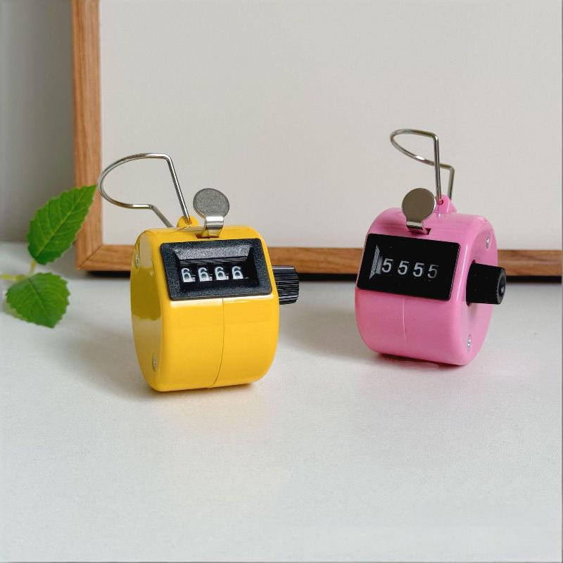 4 Digit Handheld Tally Counter Mechanical Palm Clicker for Bar Guest Counting Warehouse Stock Counting 1