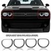 Dodge Challenger Headlight Trim Rings (4pcs) for 2015-2021 Models