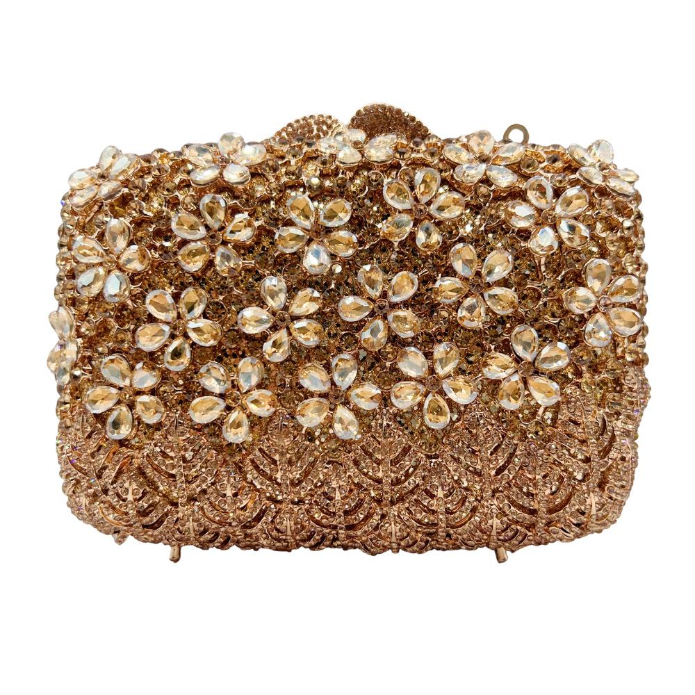 

Stone bag new lilac inlaid with diamonds dinner bag banquet party wedding diamond women bag