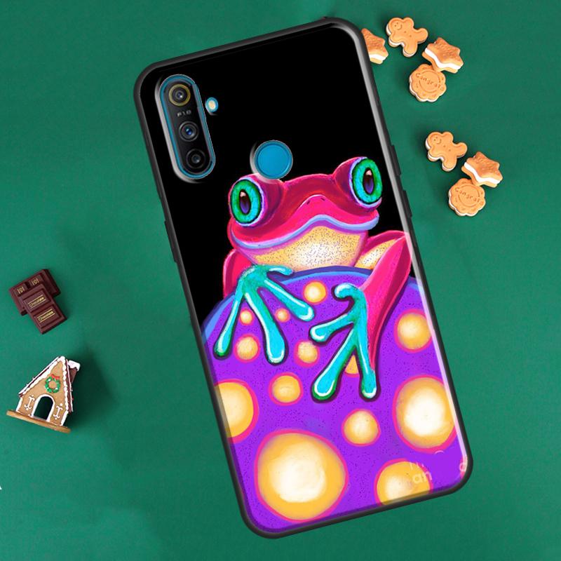 Husa Froggy Art Groovy Hippie pentru OnePlus 10 Pro 9 Pro 8T 9R Nord2 Husa pentru Realme 8i 9i 8 Pro C21 GT Neo 2 Master