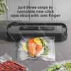 Vacuum sealing machine, food packaging machine, kitchen vacuum household preservation