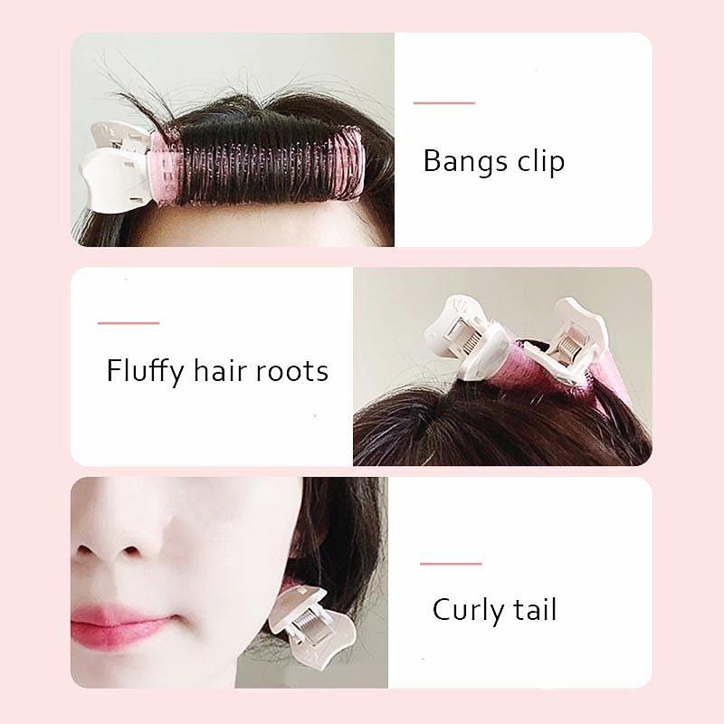5 Colors Hair Root Fluffy Clip Bangs Curler Self-adhesive Curling Hair Rollers