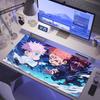 Großes Gaming-Mauspad Jujutsu Kaisen Mauspads Anime Gojo Satoru Schreibtischunterlage Gamer Firma Tastatur Mauspads Computerteppich