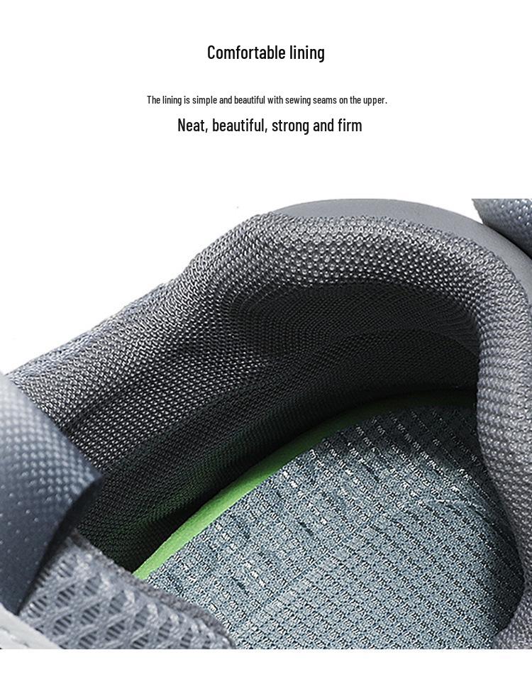 Men's Breathable Mesh Sneakers - Trendy Korean Style Casual Shoes with Soft Sole