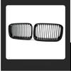 1 Pair Front Hood Bumper Kidney Grilles Grill Chrome for BMW 3-Series E36 Sedan Coupe Touring 1990-1996 51138122237 51138122238