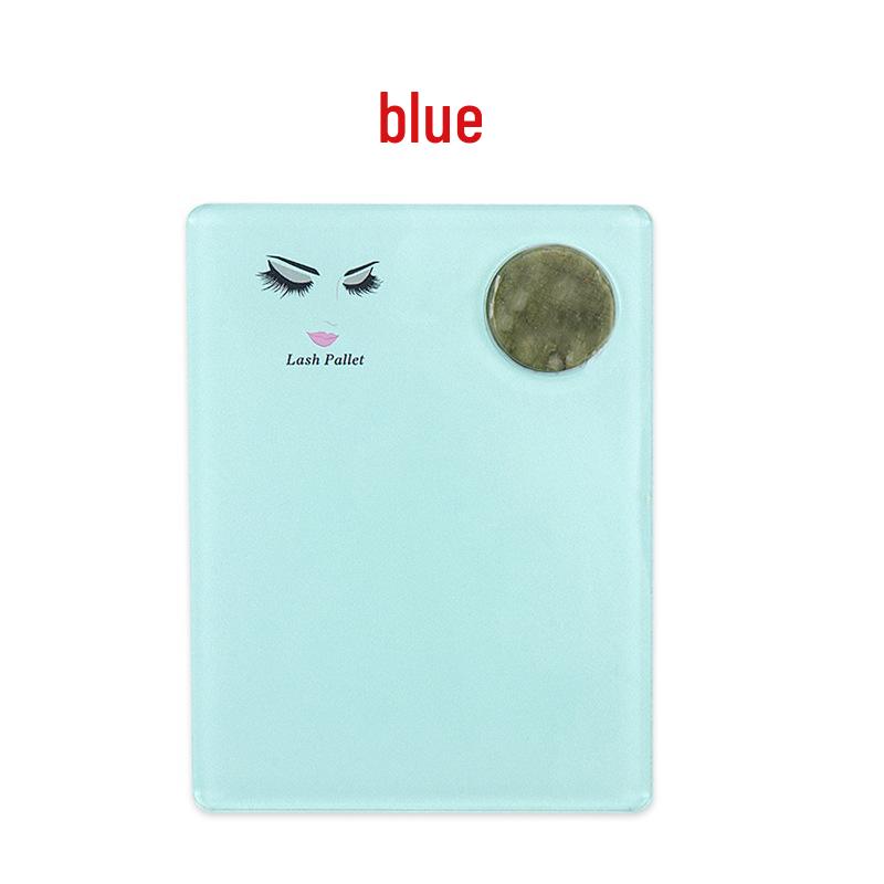 

Acrylic Jade Eyelash Glue Scale Board for False Eyelashes and Beauty Tools синий