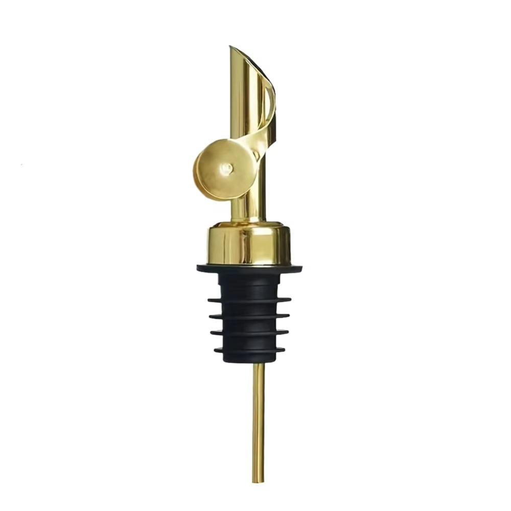 Automatic Open Cap Auto Flip Cap Oil Bottle Stopper Wine Spout  For Cocktail Olive Oil Vinegar