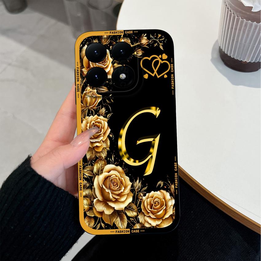 For Xiaomi 15T 14T 12T 17 15 14 13 Pro Lite 12X Phone Case Creative Letters Pattern Soft Matte Silicone Anti Slip Back Cover For Xiaomi Bumper Housing