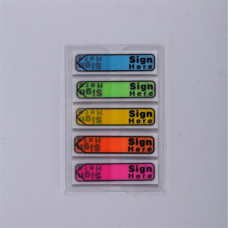 

100 Sheets Strong Stickiness Memo Pad, Reusable Sticky Notes Bookmarks for School Office, N-Time Repositionable Stationery, Idea
