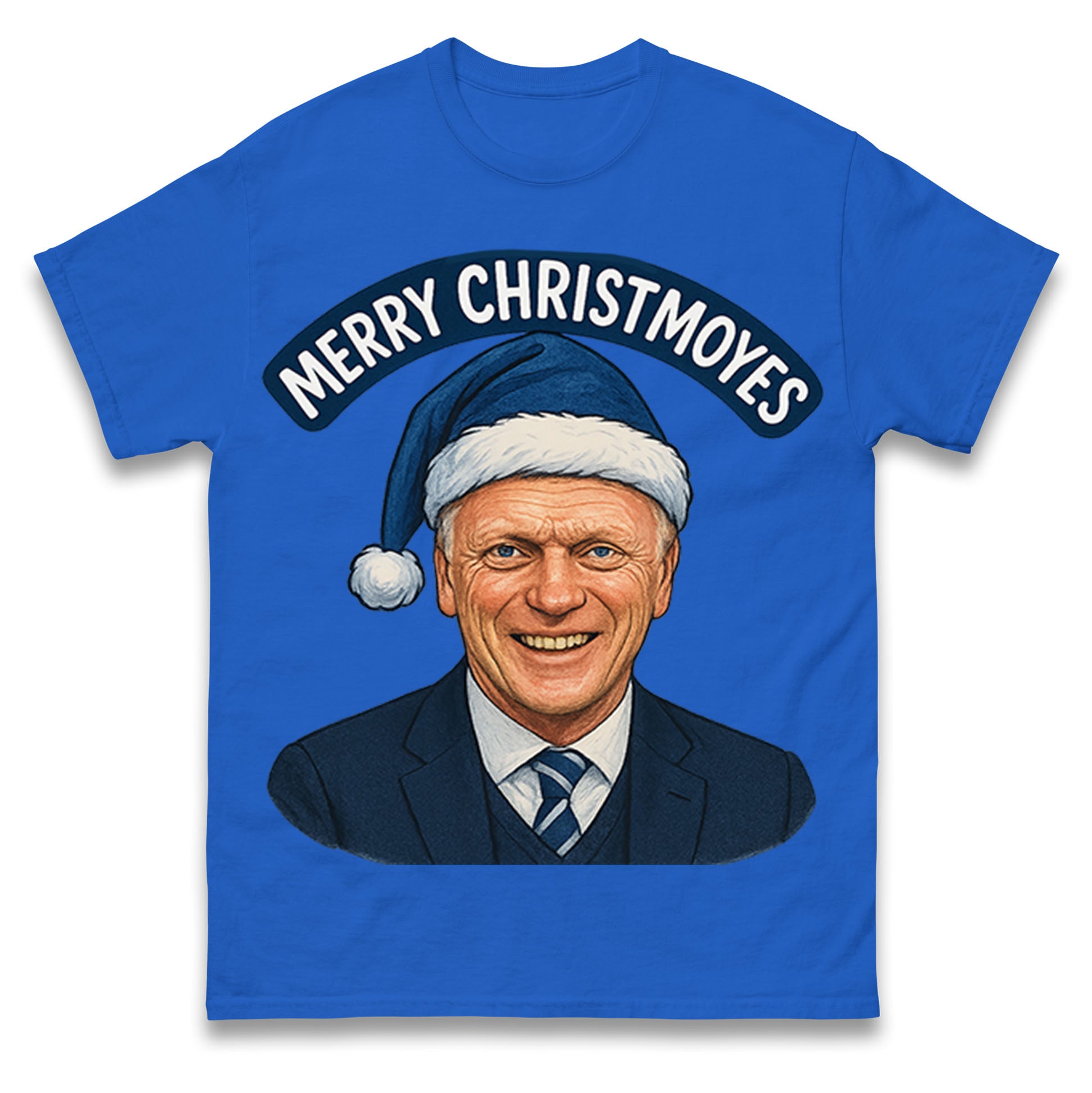 Merry Christmoyes Everton Christmas T Shirt Tshirt Mens Womens Unisex Tops Tees XL