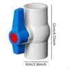 PVC Ball Valve Pipe Fitting with T Handle Water Shut Off for Projects