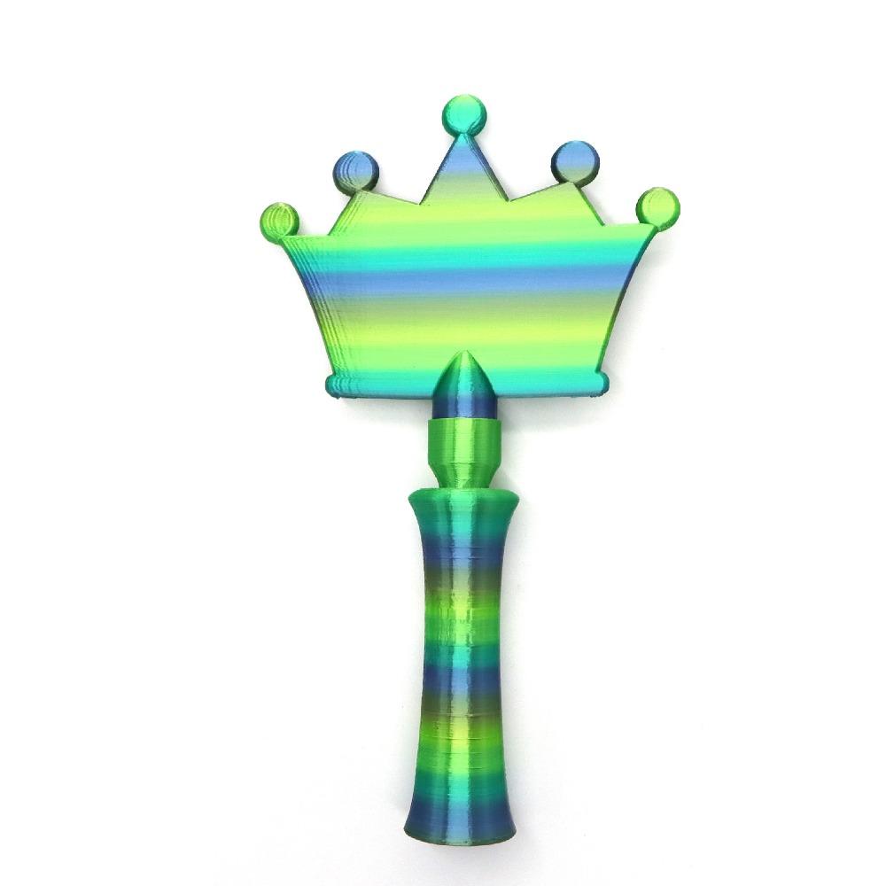 Design koruny 3D tisk Hůlka Klepněte pro platbu Kreativní teleskopický držák na kreditní karty Maloobchodní platby