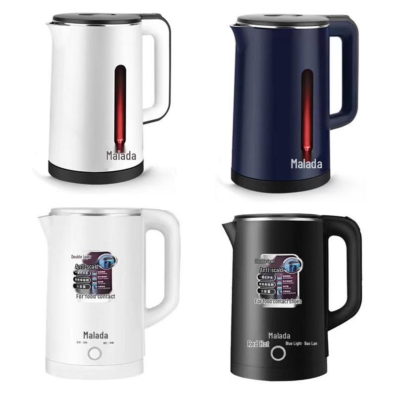 Large Capacity Electric Kettle with Fast Boiling and Integrated Insulation for Home and Dorm Use