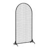Iron Mesh Floor-Standing Display Rack with Jewelry Hooks