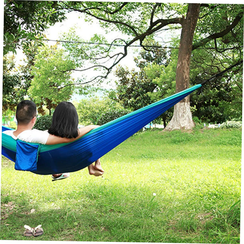 High Quality Bearing Capacity Hammock Straps Breaking Strength Polyester Hammocks Belt Rope 5 Rings For Outdoor Hanging Beds