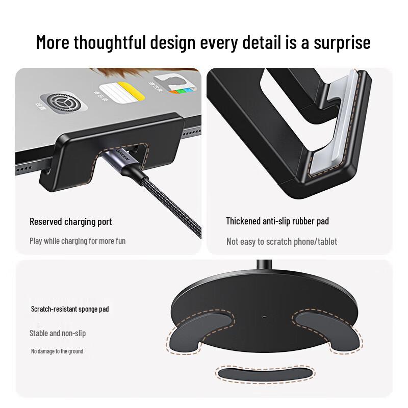 Ugreen 360° Adjustable Floor Stand for Phones & Tablets