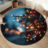 Beautiful Scenery Round Area Rug,Carpet Rug for Living Room Bedroom Sofa Playroom Decor,Non-slip Floor Mat