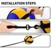 Adjustable Volleyball Training Aid for High Jumps and Spiking Practice