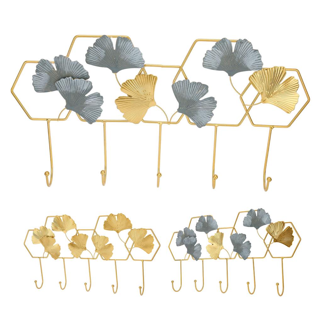 Multifunctional Clothes Hook Iron Space Saving Wall Mounted Clothes Hanger for Scarf Bag