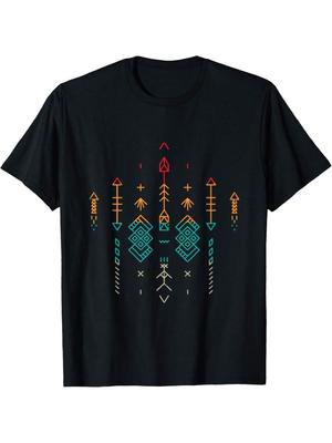 Pattern Ancient Civilization Warrior Mexican History T-Shirt