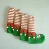 4pcs Christmas Decorations Shoes Stockings Chair Table Furniture Floor Protector Foot Leg Cover
