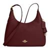 Ella 36 Logo Zip Closure Leather Shoulder Bag Women Shoulder Bag Brown CCE48-IMMRN