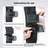 TELESIN GP-JFM-002 360 Degrees Adjustable Ball Head Backpack Clip Action Cameras Quick Release Mount Clamp
