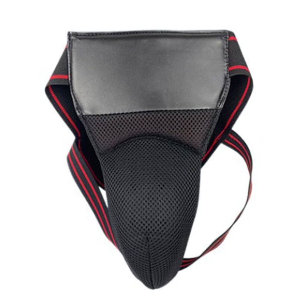 

Регулируемая защита паха бандаж для бокса защита паха чашка кикбоксинг чёрный