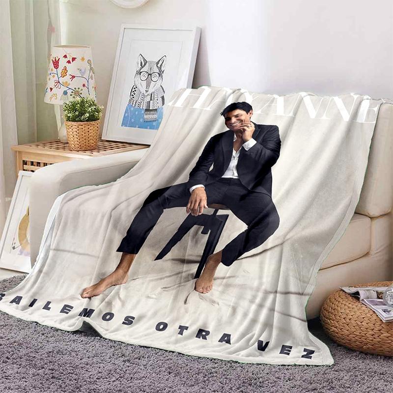 3D Print Chayanne Puerto Rican Latin Pop Gift Blanket,Soft Throw Blanket for Home Bedroom Bed Sofa Travel Picnic Cover Kids