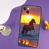 Beautiful Elegant Brown Horses Case For iPhone 14 13 Pro X XS Max XR 7 8 Plus Cover For iPhone 14 12 Mini 11 Pro Max SE 2020