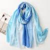 Luxury Fashion Ombre Glitter Fringe Viscose Shawl Lady High Quality Shimmer Wrap Pashmina Stole Bufandas Muslim Hijab Sjaal