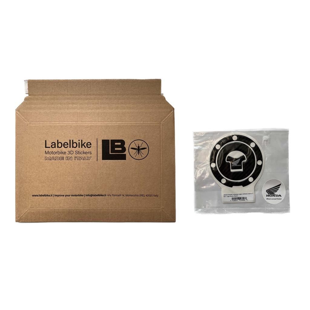 labelbike 3D Resin Sticker Motorcycle Protection 7 Hole Fuel Cap Compatible with Honda