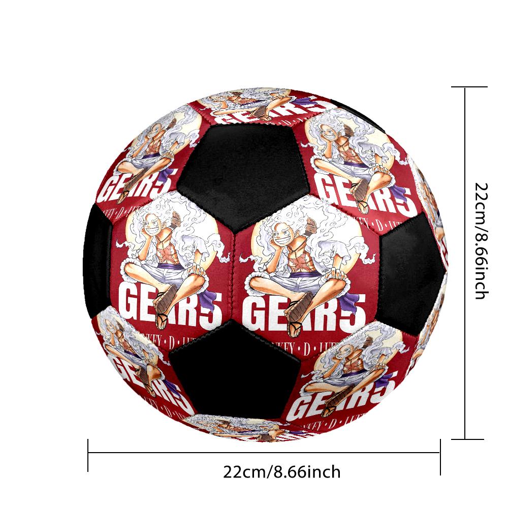 Fußball Bunt Maschinengenäht PVC Größe 5 Teamtraining Wettkampfbereit Langlebig Hoher Rückprall Cooles Sportgeschenk