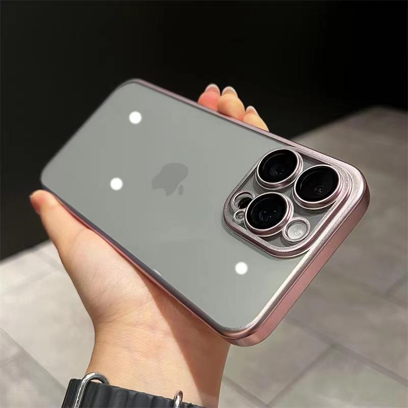 Electroplating matte original color iPhone11 is suitable for Apple 11PROMAX mobile phone case 11 with lens film all-inclusive soft