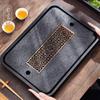 Modern Black Gold Stone Tea Tray