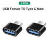 Type C to USB Adapter 3.0 USB-C 3.1 Male OTG A Female Data Connector For MacBook Pro iPad Mini 6/Pro MacBook Air Type C Devices 3