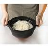 HARIO GNR-200-B 2-3 cup rice pot with glass lid