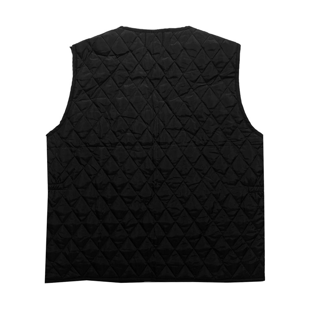 Eightvolume Ev E Patch Quilted Vest (Black)
