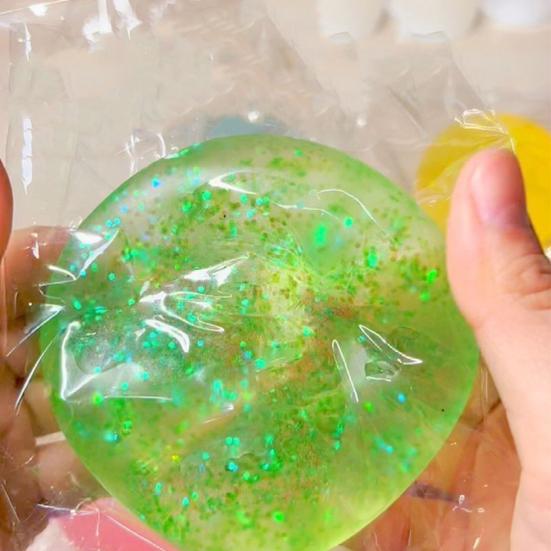 Buntes Knetspielzeug, langsam aufsteigendes, weiches Fidget Toy, TPR Stressball, Dekompressions-Gadget für Erwachsene, Kinder, Neuheit, Party-Mitgebsel