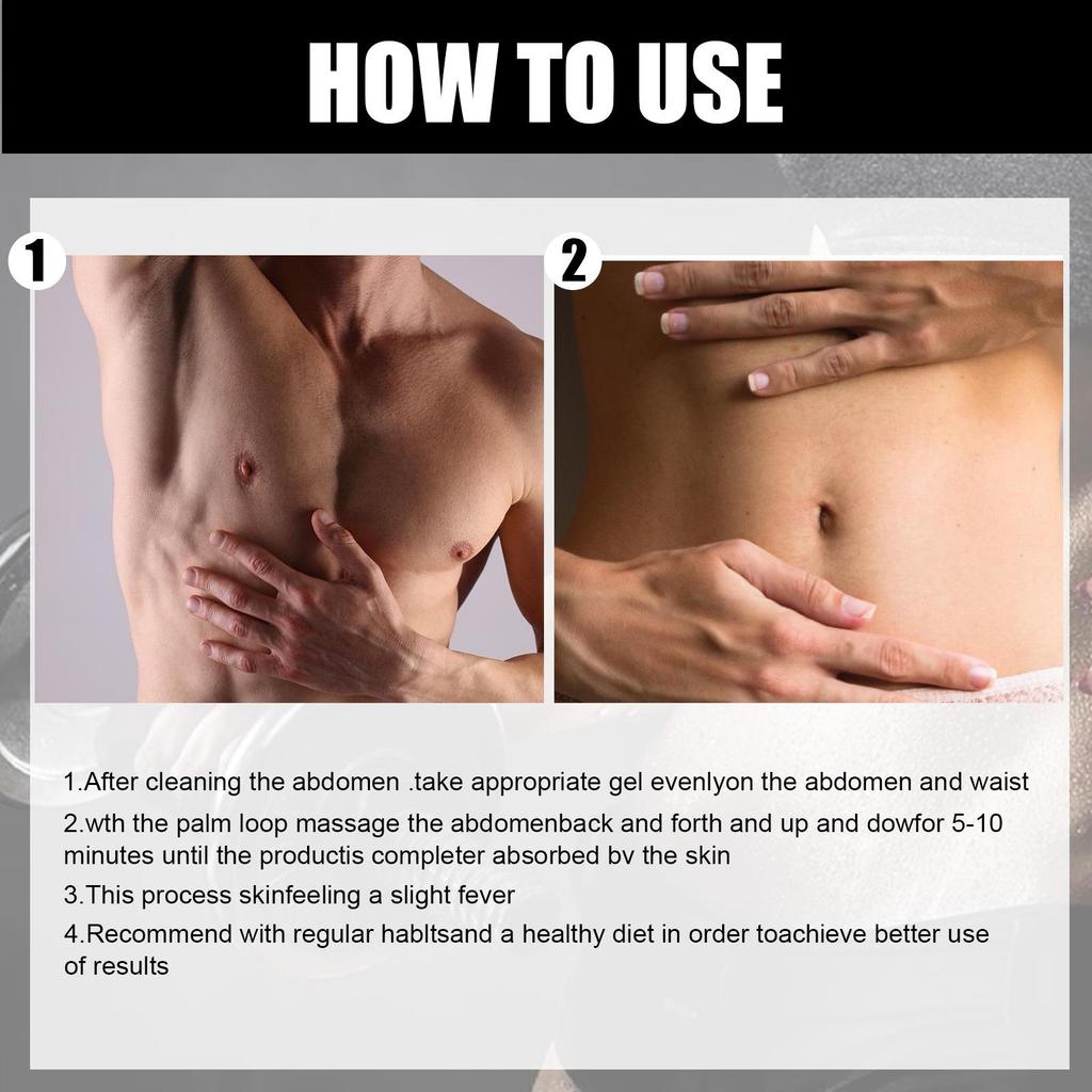 EELHOE Muscle Firming Cream 120g Boosts Workout Results, Sculpts Abs, Reduces Belly Fat, and Firms Skin.