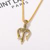 Gift Fashion Charm Chain Vintage Retro Rock Hip Hop Necklace Neptune Trident Pendant Choker