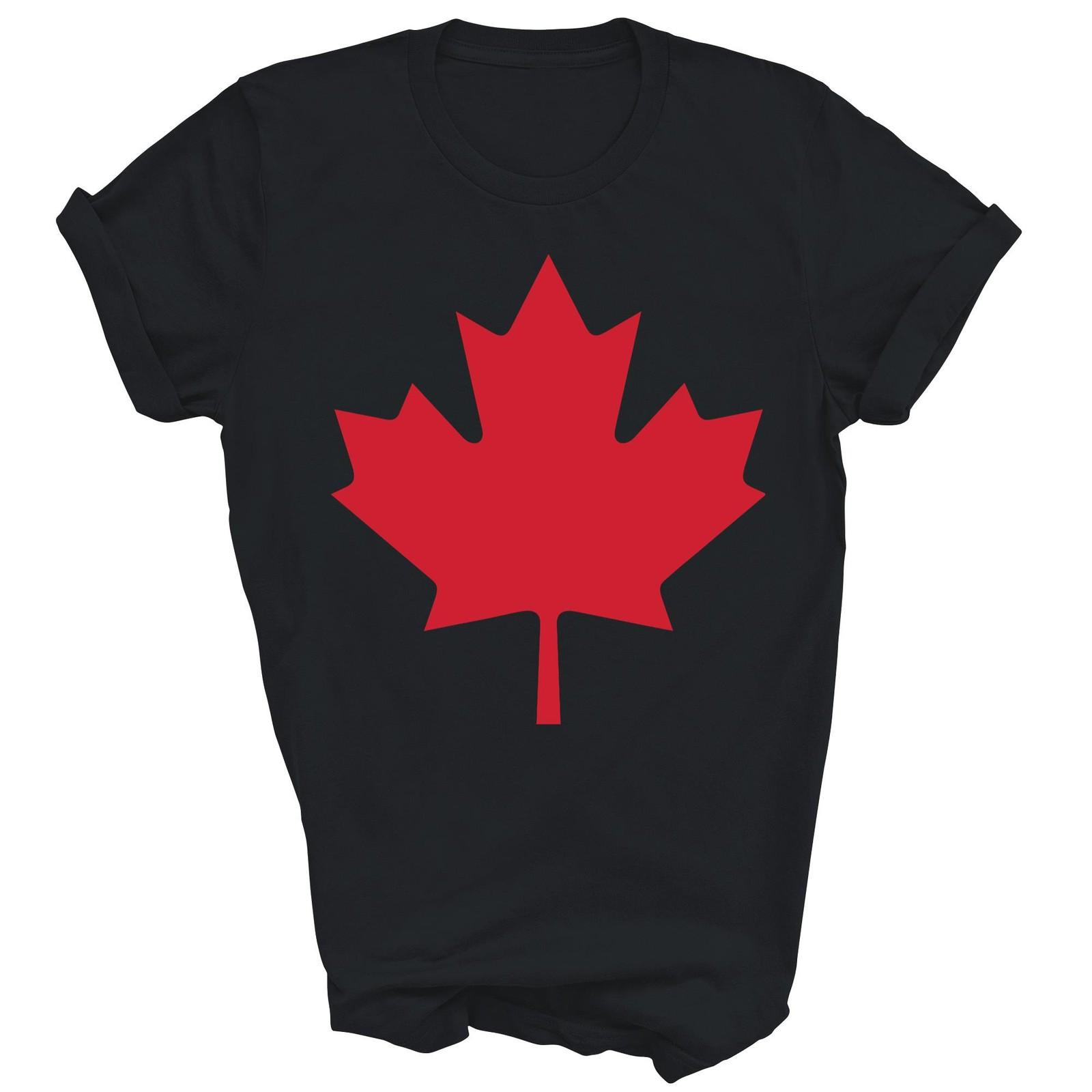 Canadian Flag Red Maple Leaf Canada Day Unisex Shirt Gift S