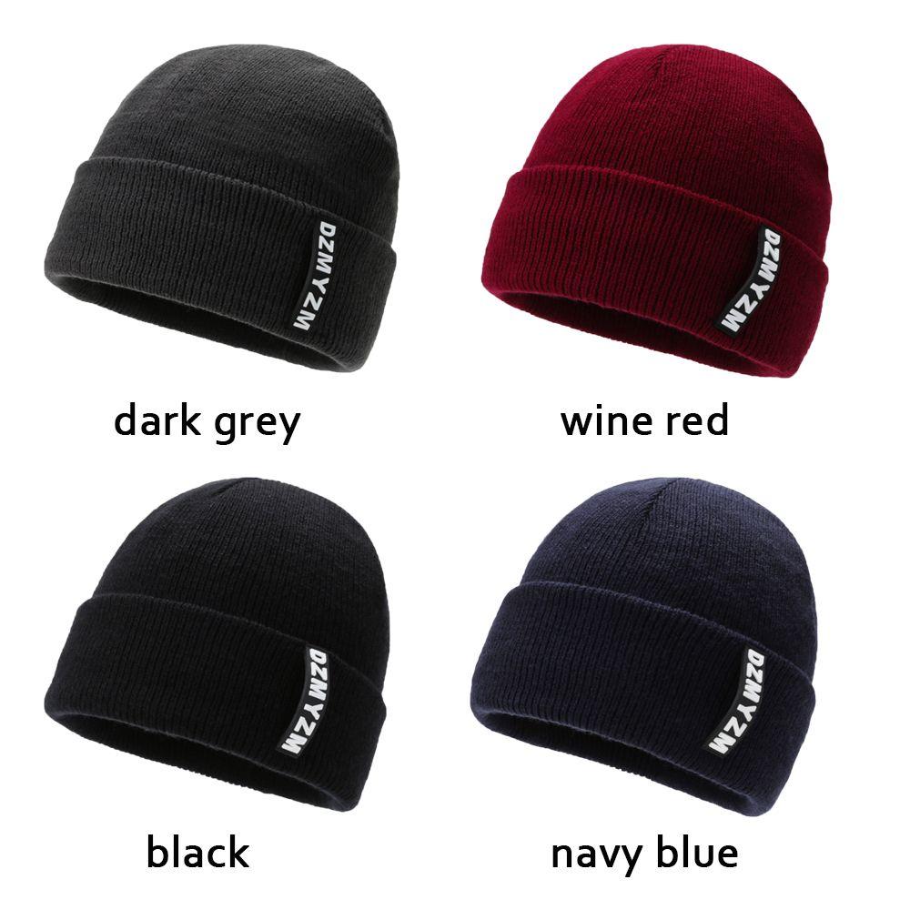 Fashion Warm Winter Thicken Hip Hop Hat Skullcap Beanie Hat Knitted Hats